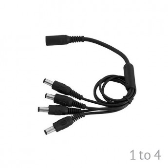 1 to 4 Power Splitter Cable