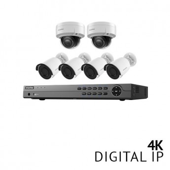 ​8 Channel 4K NVR Security System with 6x 4K HD IP Cameras