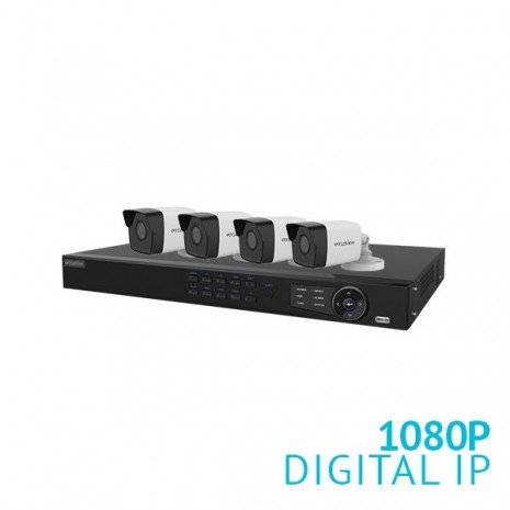 8 Channel NVR Security System with 4x 1080P  IP Cameras